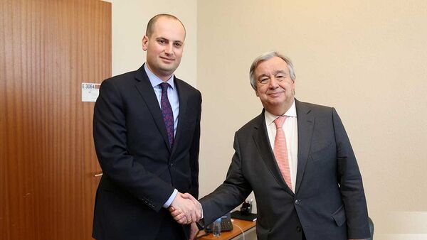 Министр иностранных дел Грузии Михаил Джанелидзе пригласил генерального секретаря ООН Антониу Гутерреша в Тбилиси - Sputnik Грузия