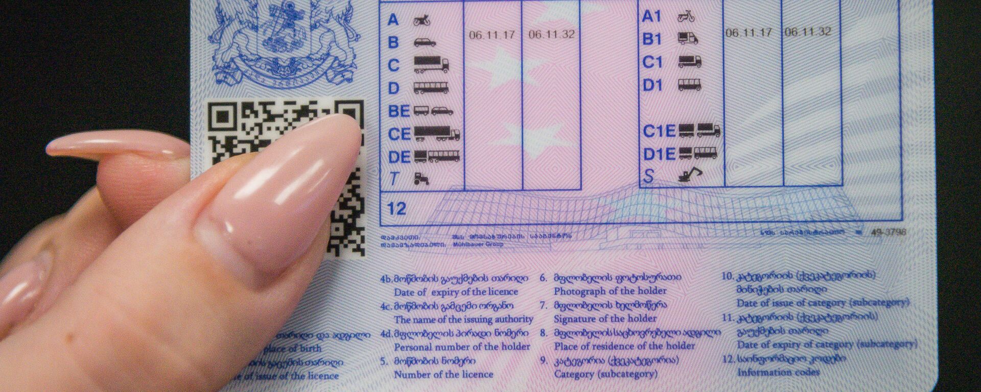 водительское удостоверение водительские права - Sputnik Грузия, 1920, 09.12.2021