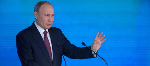 Ежегодное послание президента РФ В. Путина Федеральному Собранию Ежегодное послание президента РФ В. Путина Федеральному Собранию - Sputnik Грузия