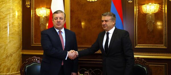 გიორგი კვირიკაშვილი და კარენ კარაპეტიანი გიორგი კვირიკაშვილი და კარენ კარაპეტიანი - Sputnik საქართველო