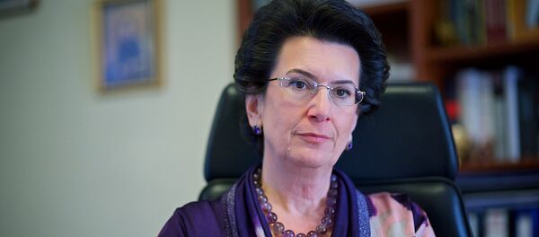 Нино Бурджанадзе в своем рабочем кабинете - Sputnik Грузия