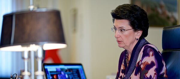 Нино Бурджанадзе в своем рабочем кабинете - Sputnik Грузия