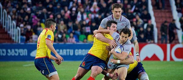 Встреча сборных Грузии и Испании по регби - Sputnik Грузия