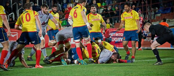 რაგბი: საქართველო-ესპანეთი რაგბი: საქართველო-ესპანეთი - Sputnik საქართველო