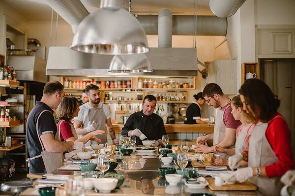 Шеф-повар Георгий Сараджишвили на мастер-классе - Sputnik Грузия