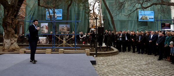 Презентация проекта восстановления площади Гудиашвили - Sputnik Грузия