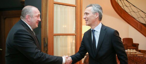 გიორგი მარგველაშვილი და იენს სტოლტენბერგი - Sputnik საქართველო