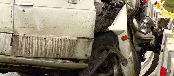 ავარიის შედეგი იმერეთში ავარიის შედეგი იმერეთში - Sputnik საქართველო