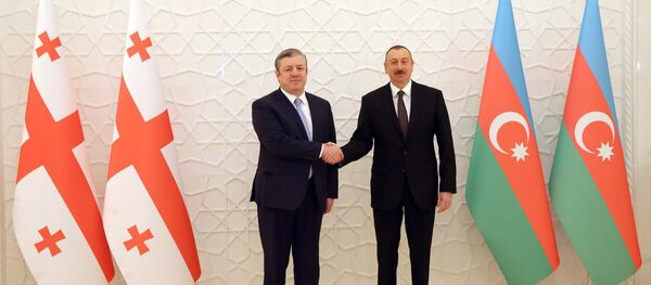 გიორგი კვირიკაშვილი და ილჰამ ალიევი გიორგი კვირიკაშვილი და ილჰამ ალიევი - Sputnik საქართველო