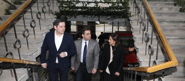 მიხეილ ჩხენკელი თელავის უნივერსიტეტში მიხეილ ჩხენკელი თელავის უნივერსიტეტში - Sputnik საქართველო