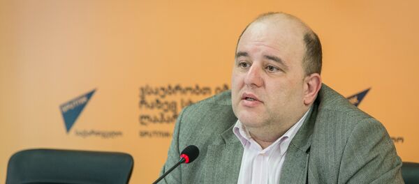 Грузинский эксперт Вахтанг Маисая в пресс-центре Sputnik - Sputnik Грузия