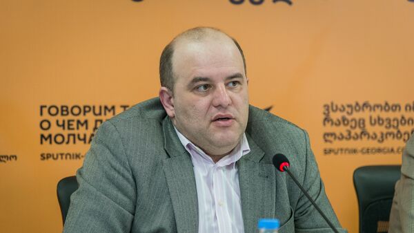Грузинский эксперт Вахтанг Маисая в пресс-центре Sputnik - Sputnik Грузия