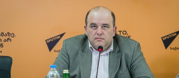 Грузинский эксперт Вахтанг Маисая в пресс-центре Sputnik - Sputnik Грузия