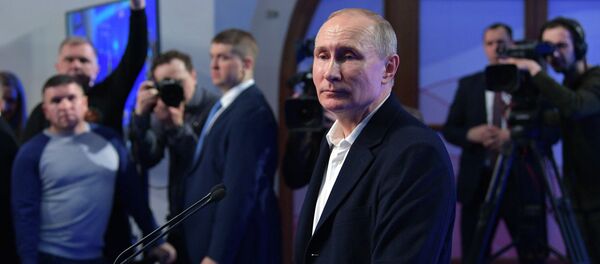 Предвыборный штаб кандидата в президенты РФ В. Путина - Sputnik Грузия