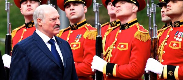 Президент Беларуси Александр Лукашенко в столице Грузии в президентском дворце - Sputnik Грузия