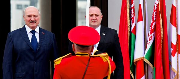 ბელარუსისა და საქართველოს პრეზიდენტებმა ხელი მოაწერეს თანამშრომლობის შეთანხმებას და მედიისთვის განცხადებები გააკეთეს ბელარუსისა და საქართველოს პრეზიდენტებმა ხელი მოაწერეს თანამშრომლობის შეთანხმებას და მედიისთვის განცხადებები გააკეთეს - Sputnik საქართველო