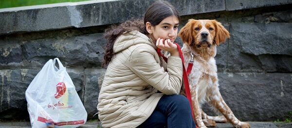 Международная выставка собак всех пород в столице Грузии ранга CAC-CACIB, которую проводит Кинологическая федерация Грузии - Sputnik Грузия