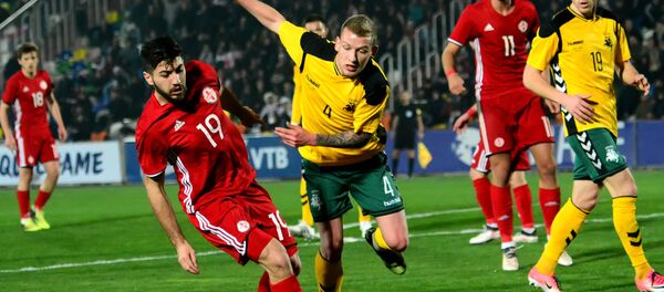 საქართველოს საფეხბურთო ნაკრების გამარჯვება ლიტვის გუნდზე - Sputnik საქართველო