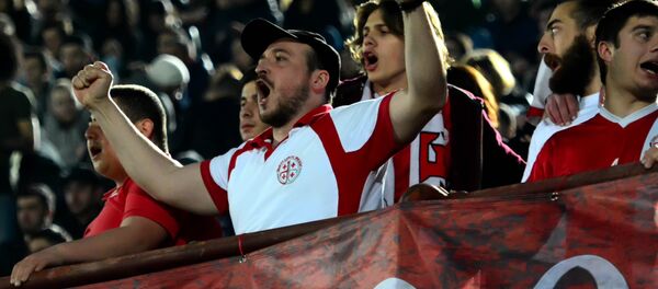 Товарищеский матч между сборными Грузии и Эстонии по футболу - Sputnik Грузия