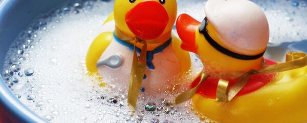 რეზინის სათამაშო იხვი წყალში - Sputnik საქართველო