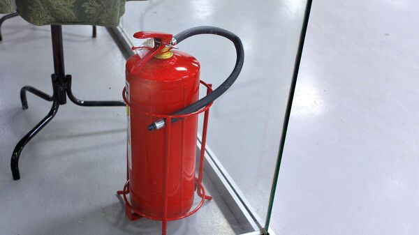 Огнетушитель в одном их магазинов торгово-развлекательного центра - Sputnik Грузия