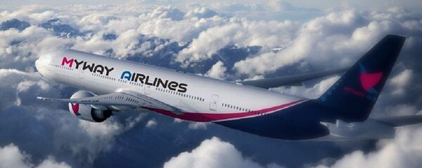 ავიაკომპანია MyWay Airlines–ის თვითმფრინავი  ავიაკომპანია MyWay Airlines–ის თვითმფრინავი  - Sputnik საქართველო
