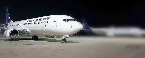 ავიაკომპანია MyWay Airlines-ის თვითმფრინავი ავიაკომპანია MyWay Airlines-ის თვითმფრინავი - Sputnik საქართველო