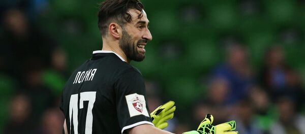 Вратарь ФК Анжи Георгий Лория - Sputnik Грузия