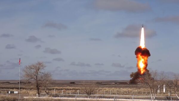 Испытание в Казахстане ракеты российской системы ПРО - Sputnik Грузия