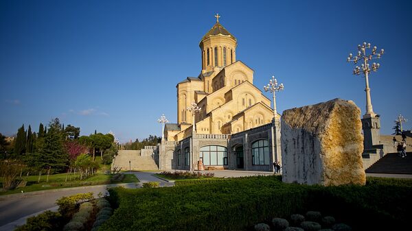 Храм Святой Троицы Самеба - Sputnik Грузия