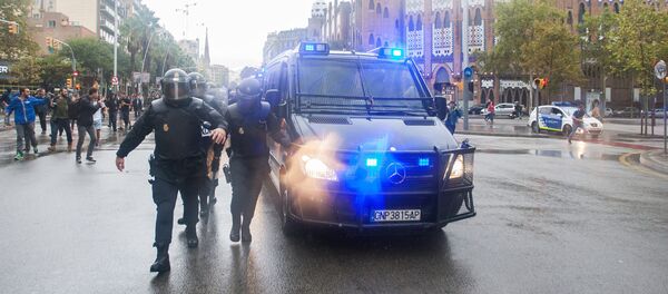 პოლიცია ბარსელონის ქუჩებში - Sputnik საქართველო