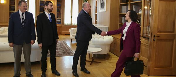 პრეზიდენტმა გიორგი მარგველაშვილმა საერთაშორისო სავალუტო ფონდის მისიას უმასპინძლა პრეზიდენტმა გიორგი მარგველაშვილმა საერთაშორისო სავალუტო ფონდის მისიას უმასპინძლა - Sputnik საქართველო