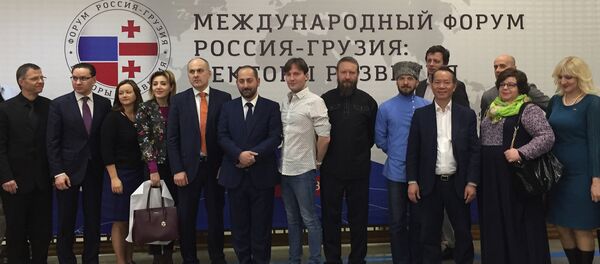 Международный форум Россия-Грузия. Векторы развития Международный форум Россия-Грузия. Векторы развития - Sputnik Грузия