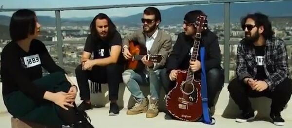 Участники конкурса Только грузинское на Rustavi2 Участники конкурса Только грузинское на Rustavi2 - Sputnik Грузия