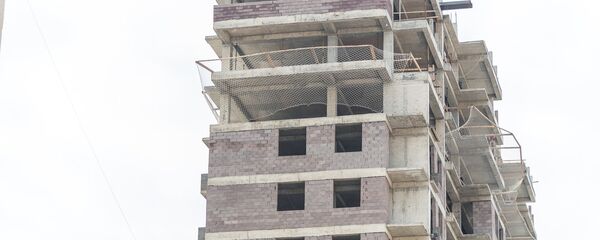 Здание строящегося жилого дома Здание строящегося жилого дома - Sputnik Грузия