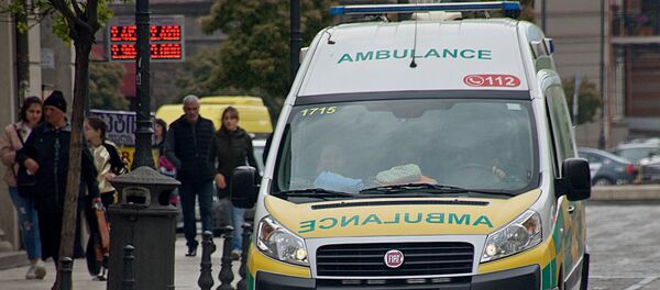 Бригада Скорой медицинской помощи на выезде Бригада Скорой медицинской помощи на выезде - Sputnik Грузия