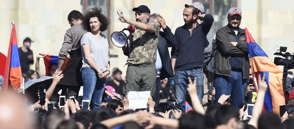 მიტინგი ერევანში მიტინგი ერევანში - Sputnik საქართველო