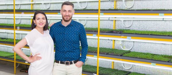 Основатели стартапа Марита Генебашвили и Леван Шатиришвили - Sputnik Грузия