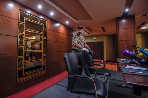 Пресс-конференция Никола Пашиняна (24 апреля 2018). Гостиница Marriott Armenia, Ереван - Sputnik Грузия