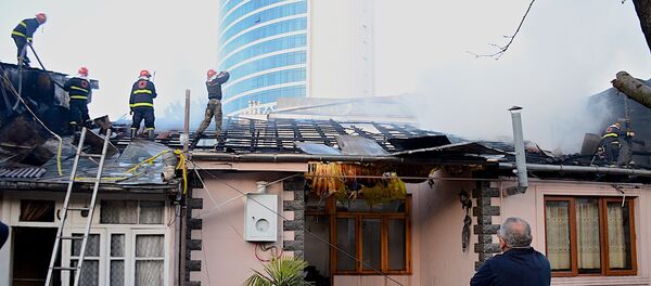 ხანძრის ჩაქრობა - Sputnik საქართველო