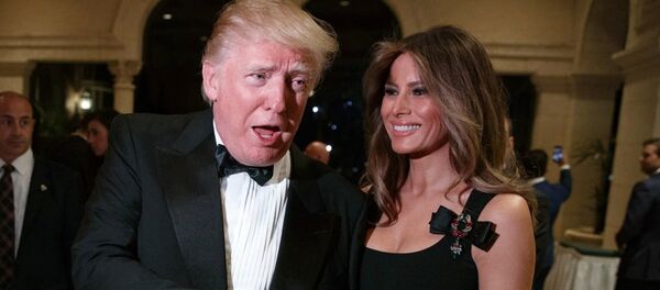 Дональд Трамп с супругой Меланией Трамп - Sputnik Грузия