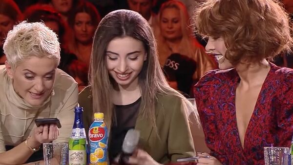 Нанука Хазарадзе, Анна Кариманидзе и Тамта Гогуадзе на шоу X Factor - Sputnik Грузия