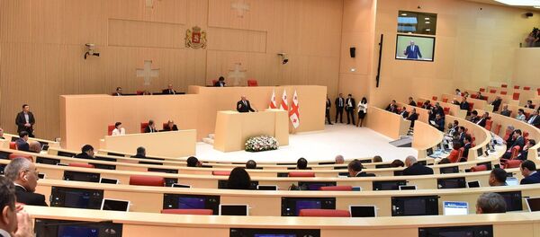 Выступление президента Грузии Георгия Маргвелашвили в парламенте - Sputnik Грузия