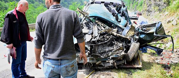 ДТП на дороге в Аджарии. Архивное фото - Sputnik Грузия