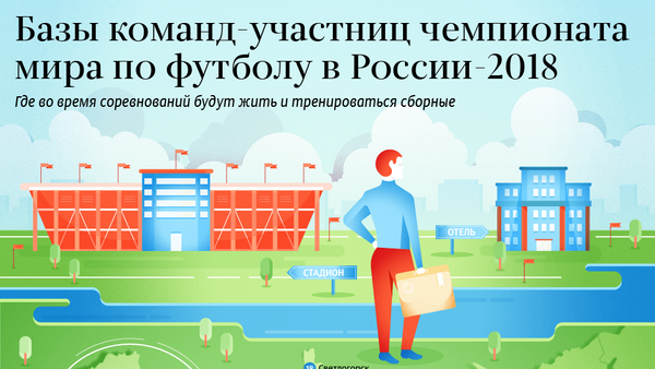 Базы команд-участниц ЧМ-2018 по футболу - Sputnik Грузия