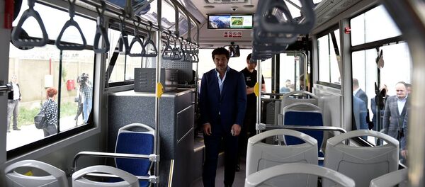 კახა კალაძე ახალ ელექტროავტობუსში - Sputnik საქართველო