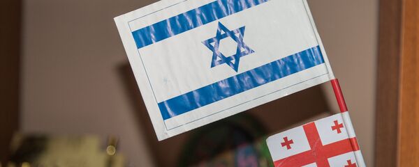 ისრაელისა და საქართველოს დროშები ისრაელისა და საქართველოს დროშები - Sputnik საქართველო