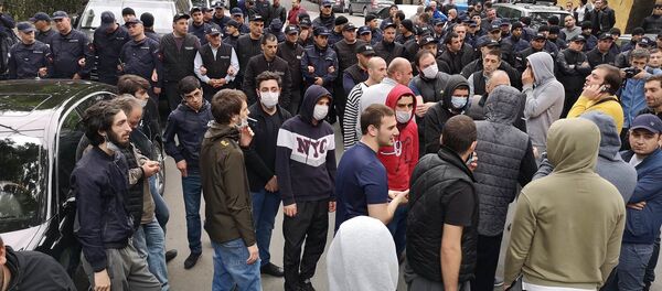 Организация Ибериули эртоба у Александровского сада - Sputnik Грузия