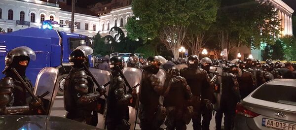 Ситуация на проспекте Руставели - Sputnik Грузия