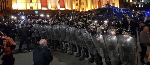 აქცია რუსთაველზე აქცია რუსთაველზე - Sputnik საქართველო